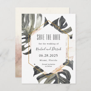 Reserve A Data Boho Tropical Beach Weding Date (Boho Tropical Bea