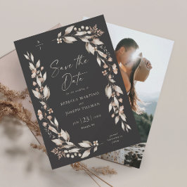 Reserve A Data Boho Wildflower Elegant Floral Photo