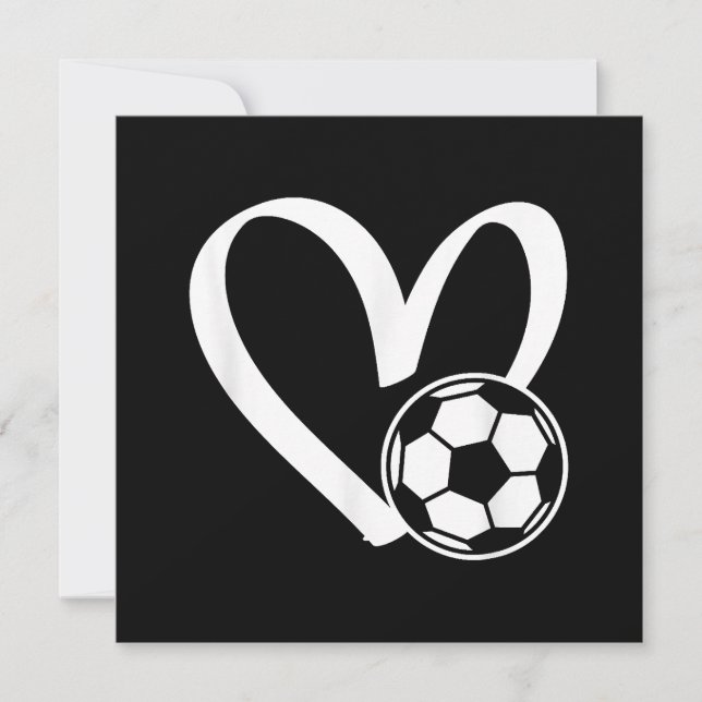Reserve A Data Bola de Futebol Coração (Frente)