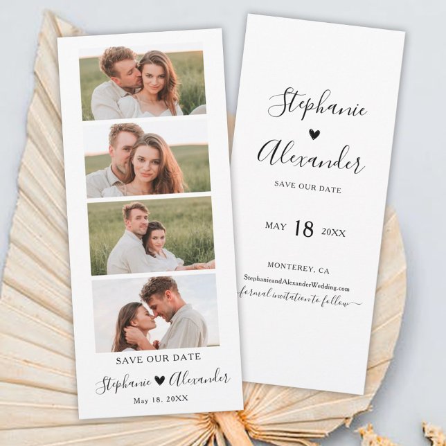 Reserve A Data Bookmark de Foto Casamento Salvar Data (Criador carregado)