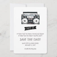Boom Box Wedding - Salvar a Data