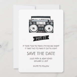 Reserve A Data Boom Box Wedding - Salvar a Data