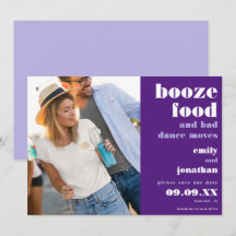 Booze Comida Má Dança Move Foto Lilac Roxo