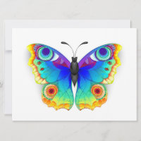 Borboleta Arco-íris Pavão Olho