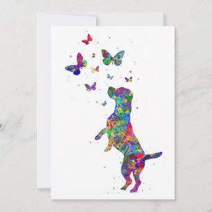 Reserve A Data Borboleta Lover Beagle Dog Brinca Com Borboletas