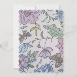 Reserve A Data Borboletas e flores