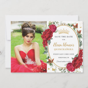 Reserve A Data Borboletas Florais Quinceañera Foto
