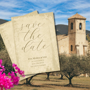 Reserve A Data Borda de Grunge Esbranquiçada Elegante Salve a Dat