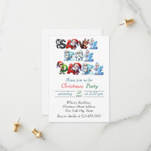 Botânica de Aquarela de Natal Elegante