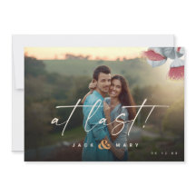 Botânica minimalista Salve a data com foto