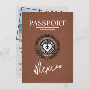 Reserve A Data Brown Mexico Passport Salvar a Data
