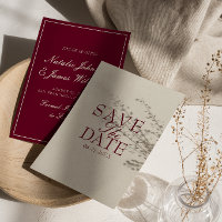 Burgundy Chique Creme Dinheiro Antigo Casamento Re