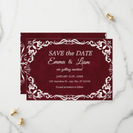 Reserve A Data Burgundy Papel Picado Casamento Mexicano