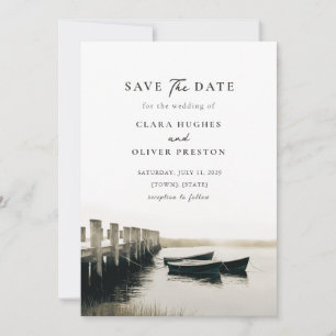 Reserve A Data Cabo Cod Serif Casamento Porto Monocromático