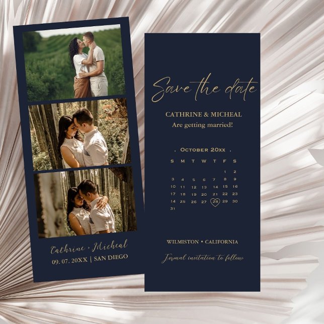 Reserve A Data Calendário Casamento Foto da faixa quadro Salvar S (Criador carregado)