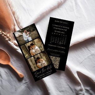 Reserve A Data Calendário Casamento Foto da faixa quadro Salvar T