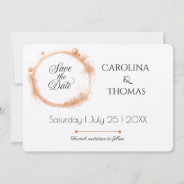 Reserve A Data Caligrafia de Casamento com Faíscas Elegante