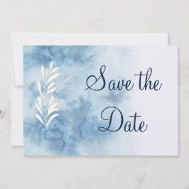 Reserve A Data Caligrafia Dusty Blue Winter Script Salve a Data