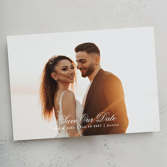 Reserve A Data Caligrafia Salva a Foto da Data (Criador carregado)