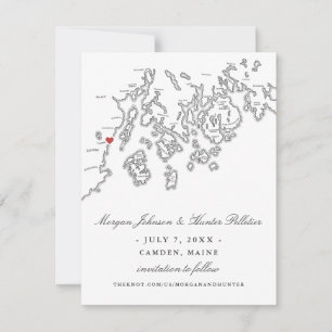 Reserve A Data Camden Maine Photo Save Date - Penobscot Bay