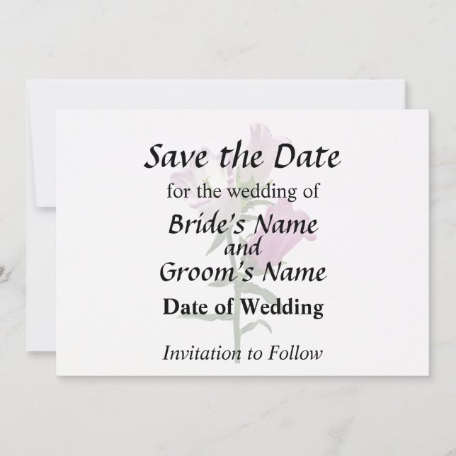 Reserve A Data Canterbury Bells Rosa (Frente)