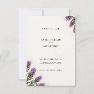 Reserve A Data Canto de Lavanda com Urze Escocesa para Casamento