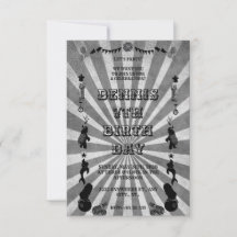 Carnaval festival preto e branco