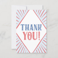 Carnavalesca Crianças Obrigado Flat Favor Card