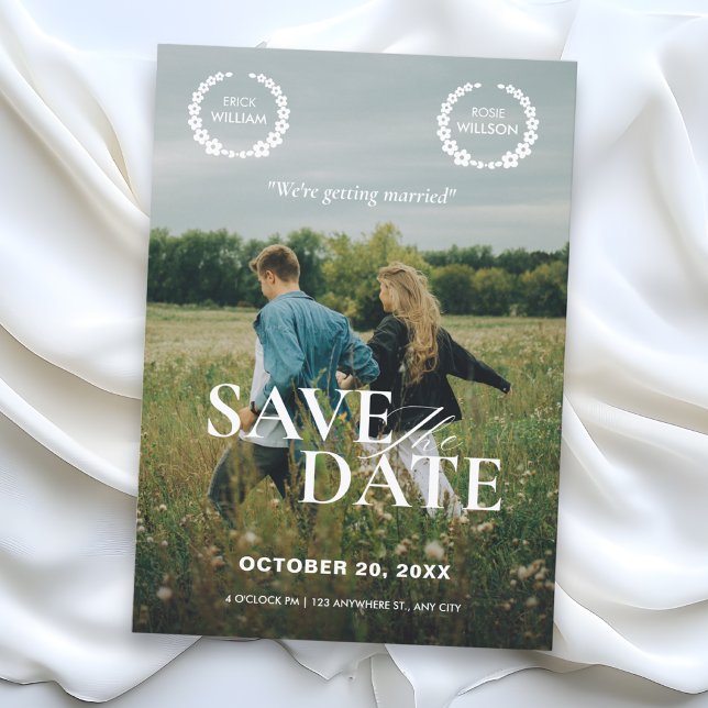 Reserve A Data cartaz de filme de casamento  (Criador carregado)