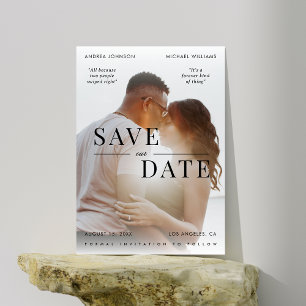 Reserve A Data Cartaz de Filme Romântico 2 Citações Foto Casament