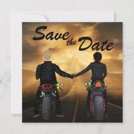 Reserve A Data Casal De Motociclos Magical Sunset Casamento