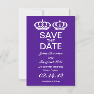 Reserve A Data Casal Real Roxo Salve a Data