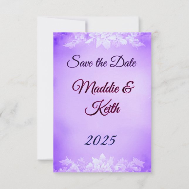 Reserve A Data Casamento (Frente)