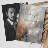 Casamento Abstrato Contemporâneo Pintado à Mão