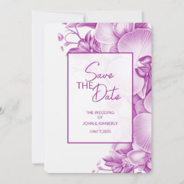 Reserve A Data Casamento Ameixa Salvar a Data Quatro Fotos & Códi