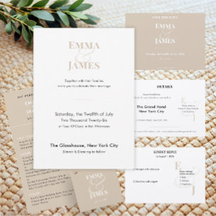 Reserve A Data Casamento Ampersand Champagne Reverso Salve o