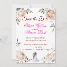 Reserve A Data Casamento (anúncio Salvar a data)