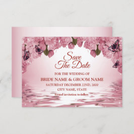 Reserve A Data Casamento ao ar livre com borboletas