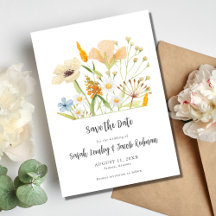 Casamento ao ar livre com primavera Wildflower