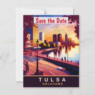 Reserve A Data Casamento ao pôr do sol no rio de Tulsa Oklahoma