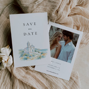 Reserve A Data Casamento Aquarela Igreja Católica