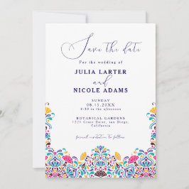 Reserve A Data Casamento Arco-Íris do Estilo Fiesta Mexicano Vibr