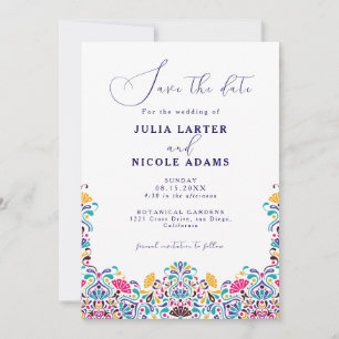 Reserve A Data Casamento Arco-Íris do Estilo Fiesta Mexicano Vibr