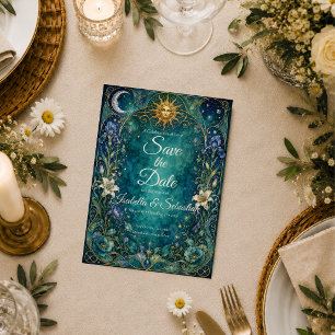 Reserve A Data Casamento Art Nouveau Celestial Etéreo
