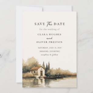 Reserve A Data Casamento às Margens do Lago ao Amanhecer na Tosca