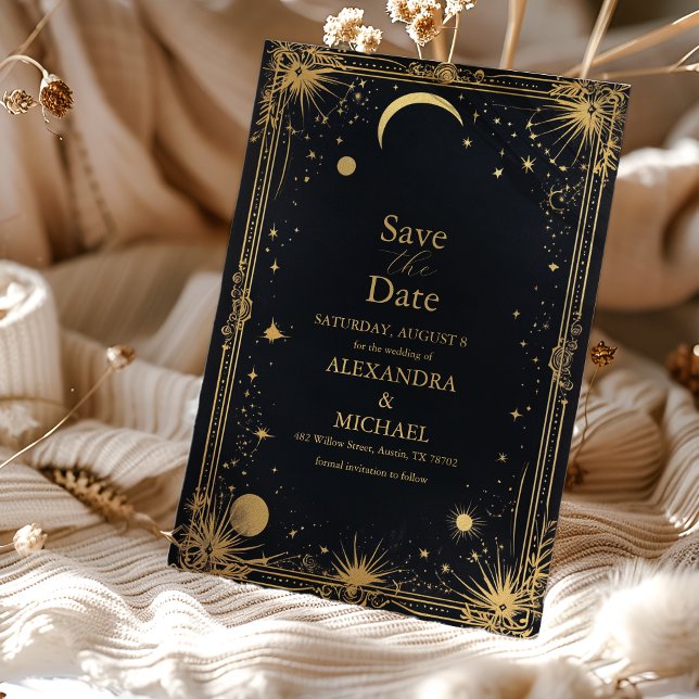 Reserve A Data Casamento Astronômico da Lua Negra Celestial Doura (Criador carregado)