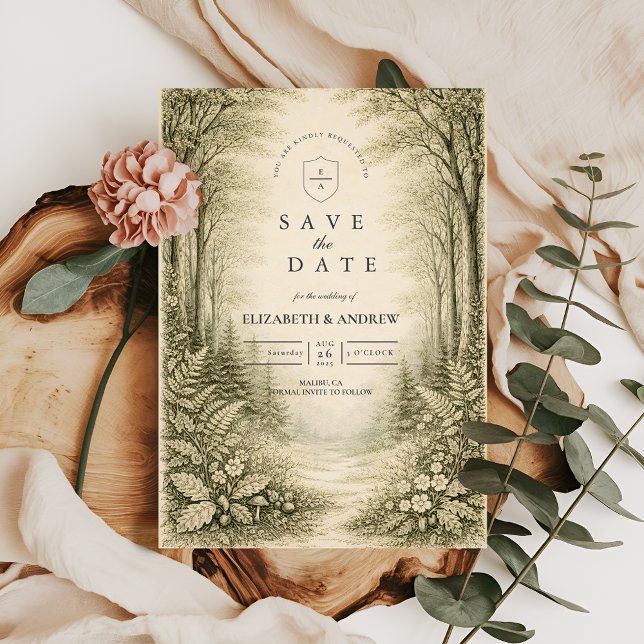 Reserve A Data Casamento Atemporal na Floresta de Madeira (Criador carregado)