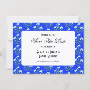 Reserve A Data Casamento Blue Crocus