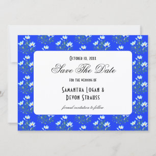 Reserve A Data Casamento Blue Crocus