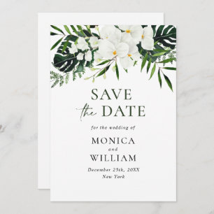 Reserve A Data Casamento Boêmia Boêmia Elegante da Orquídea Branc